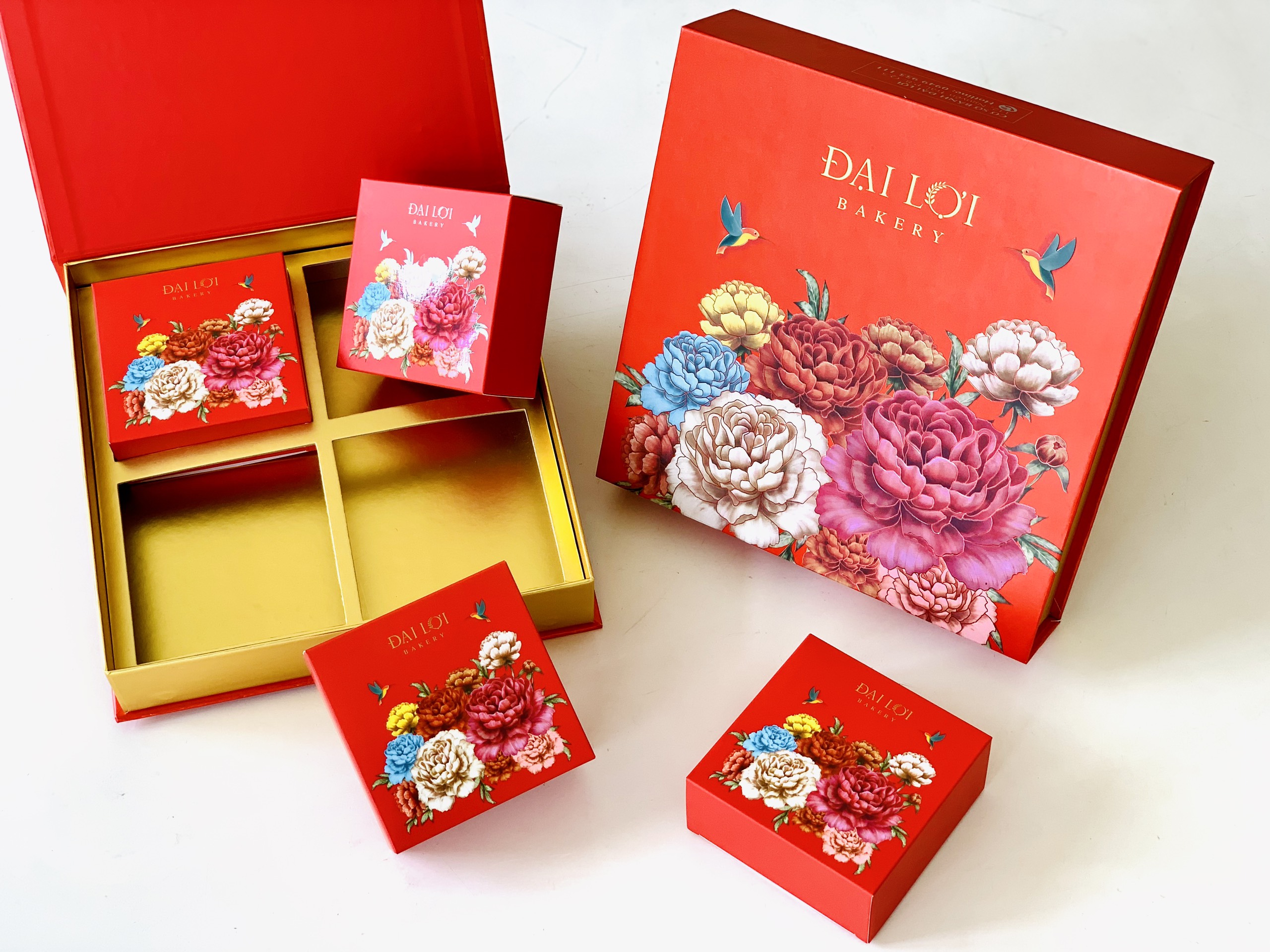 Hộp 4 bánh trung thu cao cấp - 108